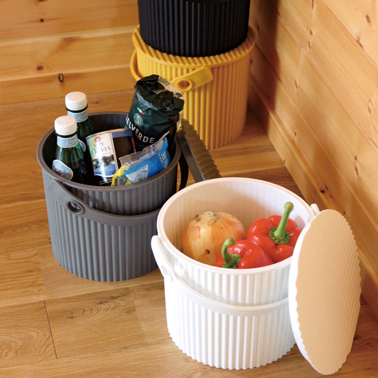 Hachiman Aufbewahrungsbox Hachiman Omnioutil Mini-Eimer Schwarz günstig online kaufen