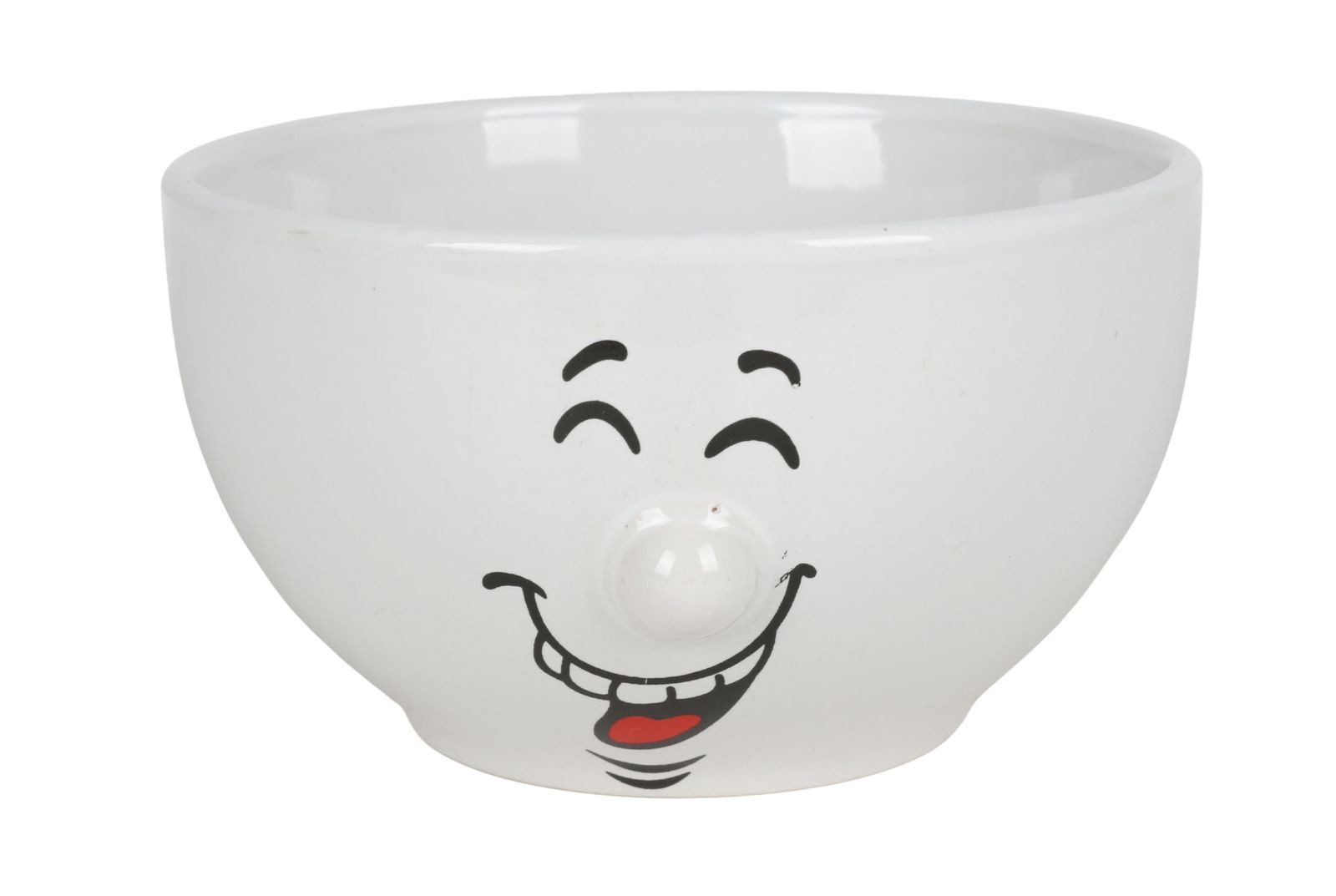 BURI Schüssel Keramik Müslischale Smiley-Gesicht Dessertschale Snackschale Schüssel, Keramik