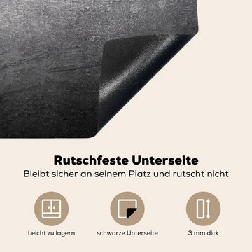MuchoWow Herdblende-/Abdeckplatte Beton - Grau - Retro - Zement - Textur, Vinyl, (1 tlg), 65x52 cm, Mobile Arbeitsfläche nutzbar, Ceranfeldabdeckung