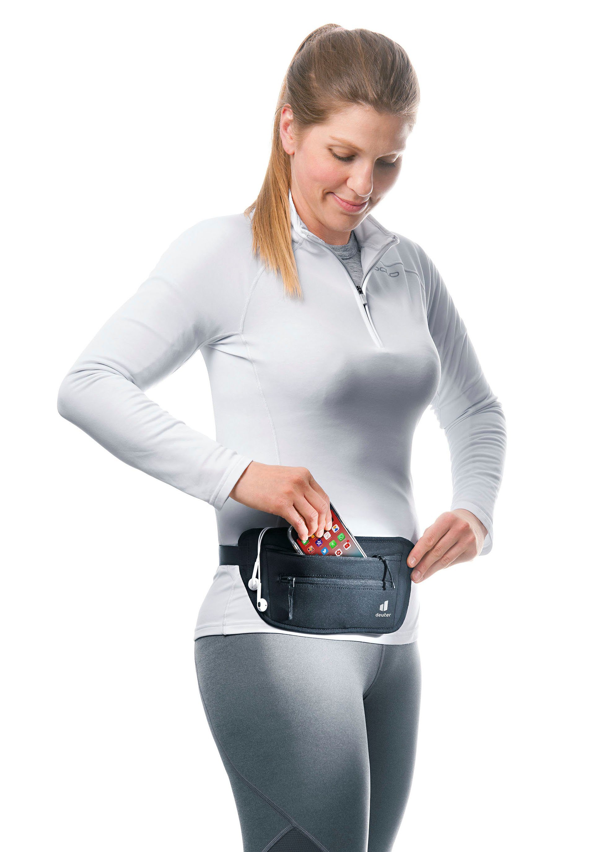 deuter Bauchtasche Neo Belt II, sportlicher Stil, für Erwachsene, wasserabweisendes Material