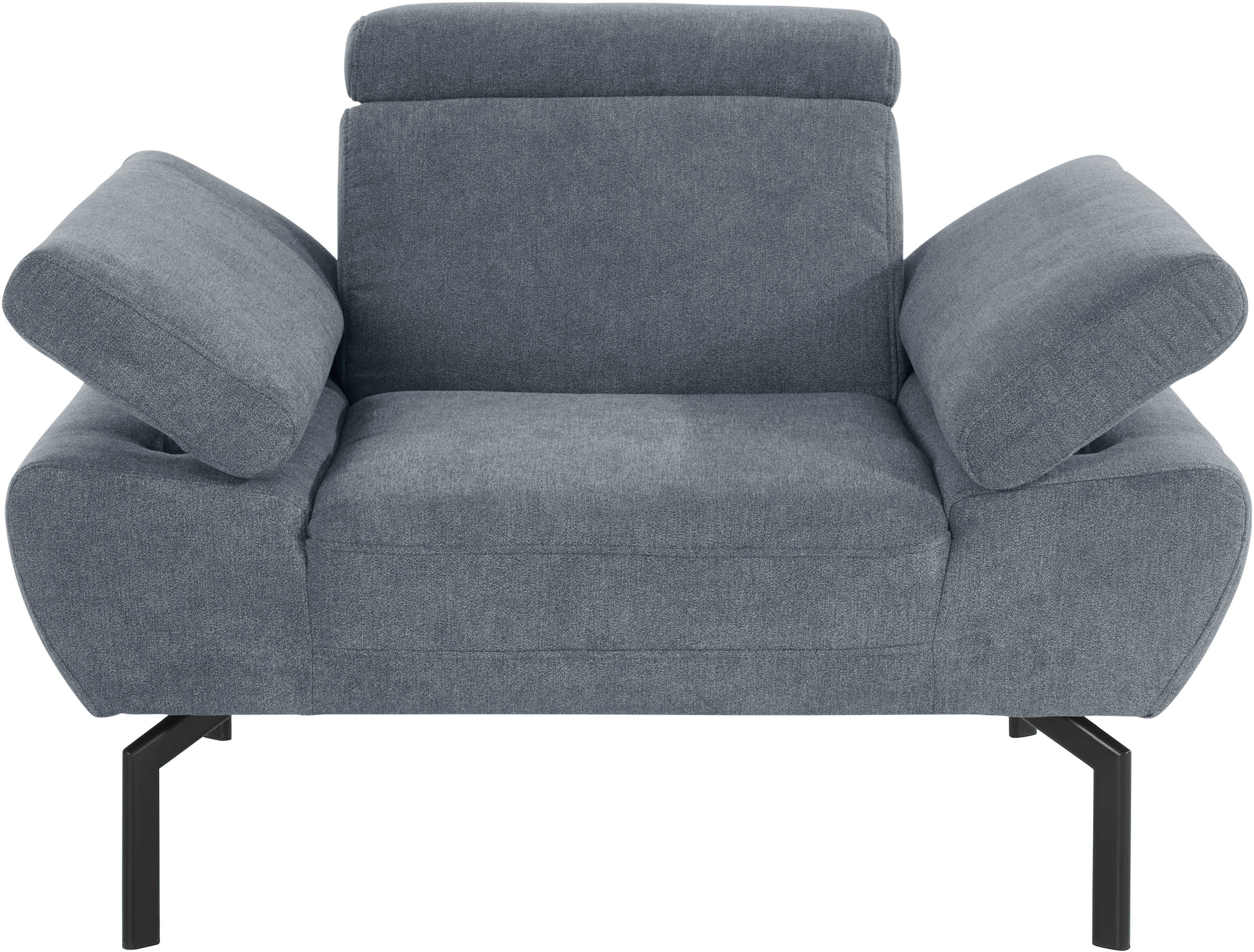 Luxus-Microfaser Style mit in Trapino of Luxus, wahlweise Sessel Places Lederoptik Rückenverstellung,