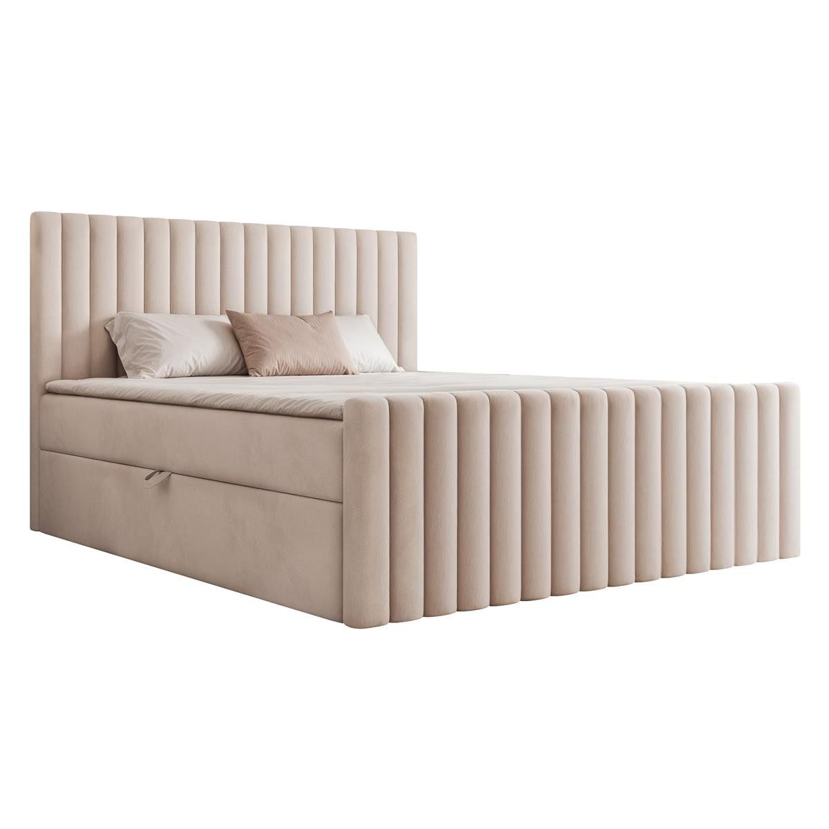 Compleo Boxspringbett elegant und modern MIAMI günstig online kaufen