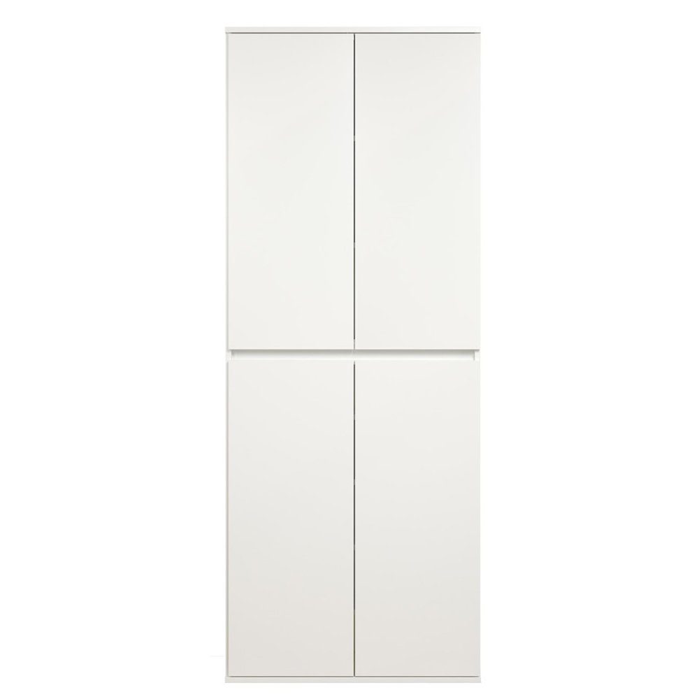 trendteam Mehrzweckschrank Nevada Multifunktionsschrank Schrank Garderobenschrank Weiß 74x191x34cm – Bild 5 von 5