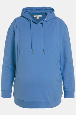 Ulla Popken Sweatshirt Bellieva-Hoodie Stillfunktion A-Linie Kapuze