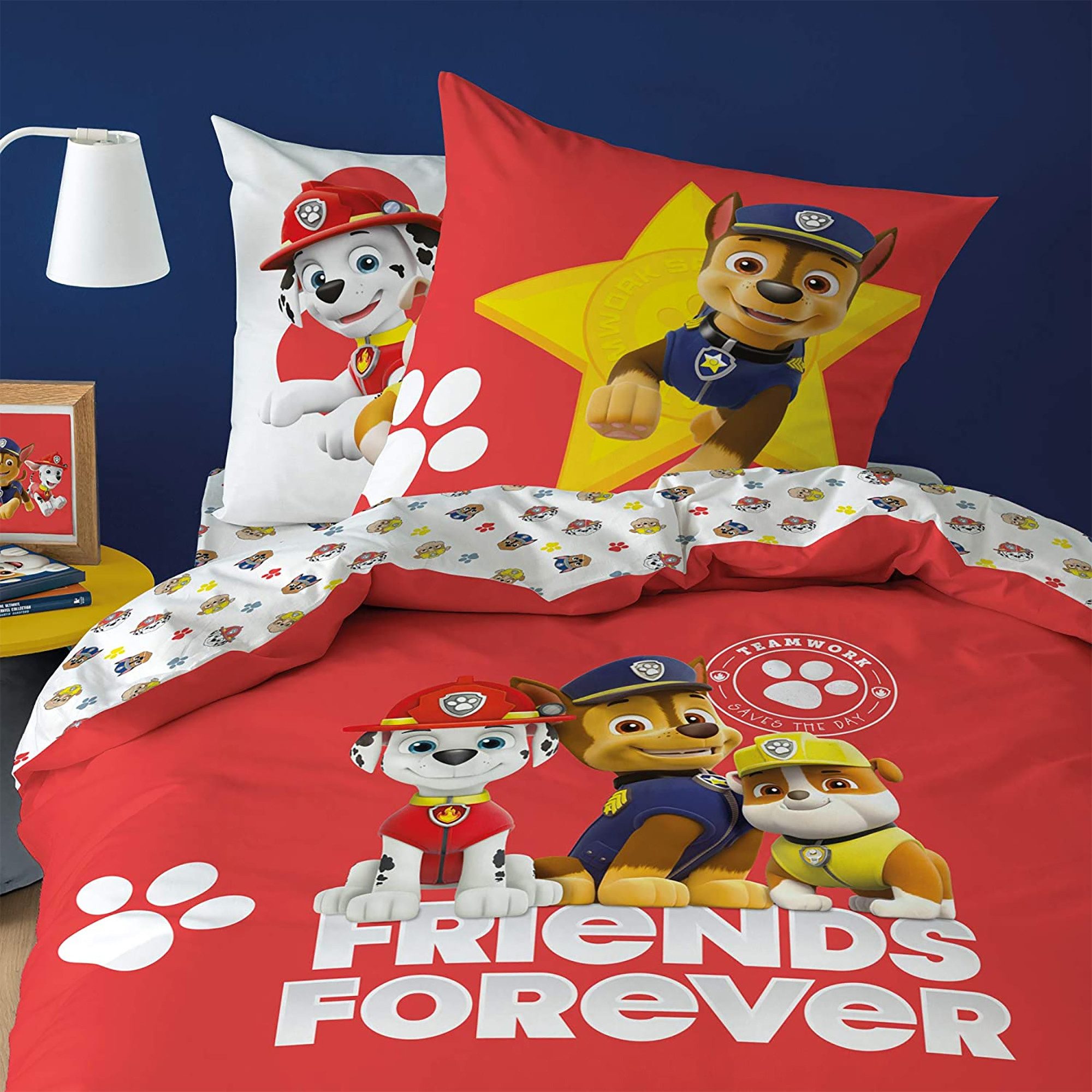 BERONAGE Kinderbettwäsche Paw Patrol Bettwäsche Trio Linon / Renforcé, 100% günstig online kaufen