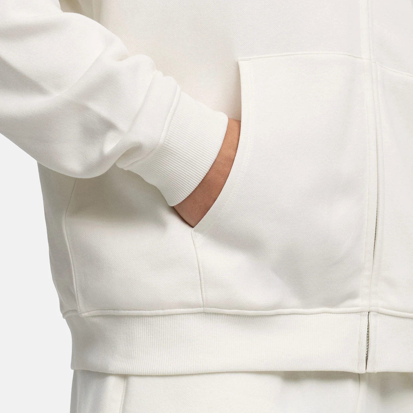 cfab Hoodie Menswear Relaxed Fit Zip Hoodie-Cloud Dancer-S (1-tlg)