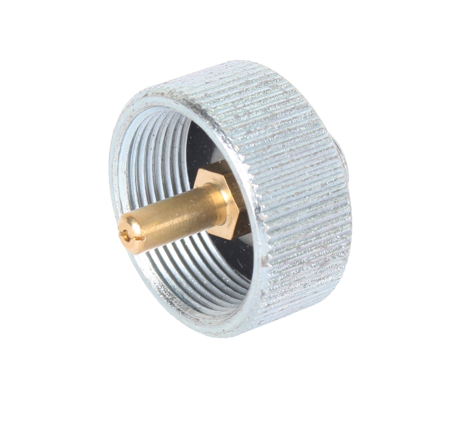 GARDINGER Anschlussstück Gasadapter US 8 (für 7/16" EU-Gewinde an US- Gaskartusche), US-amerikanische Gaskartusche auf Eurokartusche 7/16"