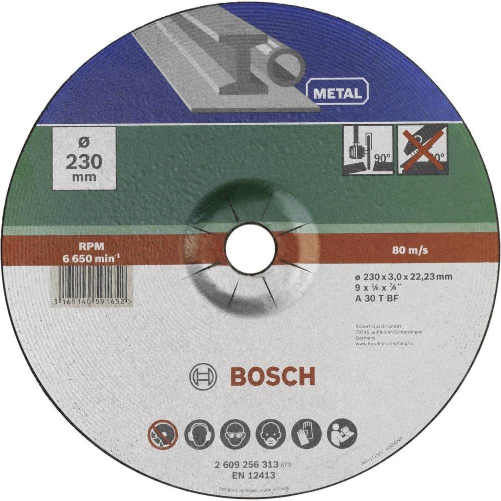 Bosch Professional BOSCH Trennscheibe Trennscheibe gekröpft, Metall D 230 mm