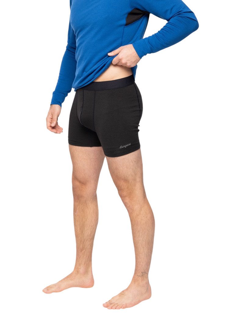 Bergans Boxershorts Unterwäsche Light (leicht, komfortable) schwarz Herren - 1 Stück