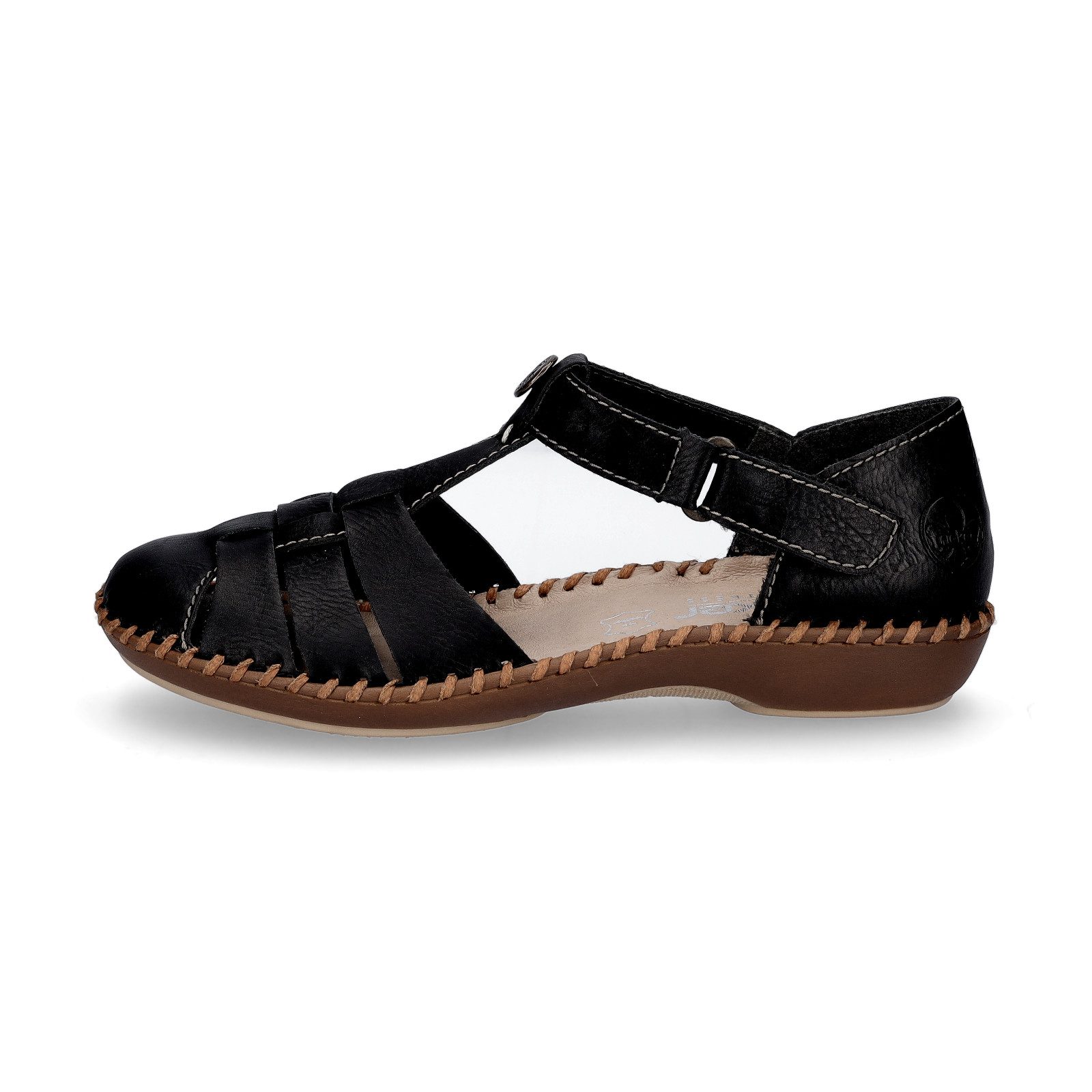 Rieker Rieker Damen Riemchensandale schwarz Sandale günstig online kaufen