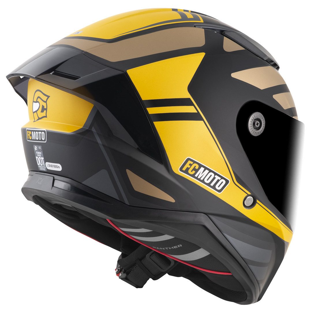 FC-Moto Motorradhelm FF130SV Cavion Helm, Vorbereitet Für Pinlockscheibe,herausnehmbares Innenfutter,integr – Bild 3 von 5