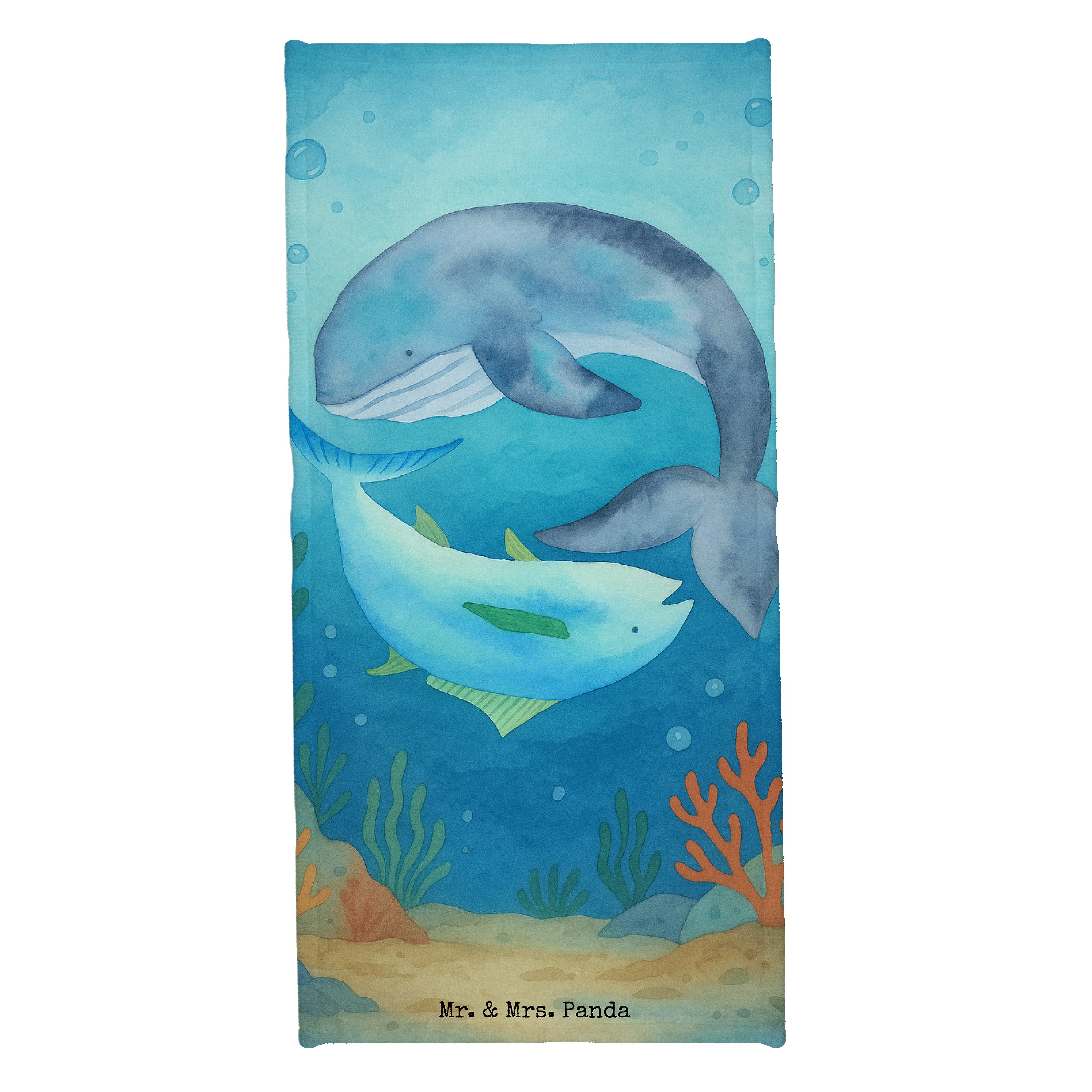 Handtuch Walfisch Thunfisch Design, Strandtuch, Weiß, Witz, Wal, sporthandtuch