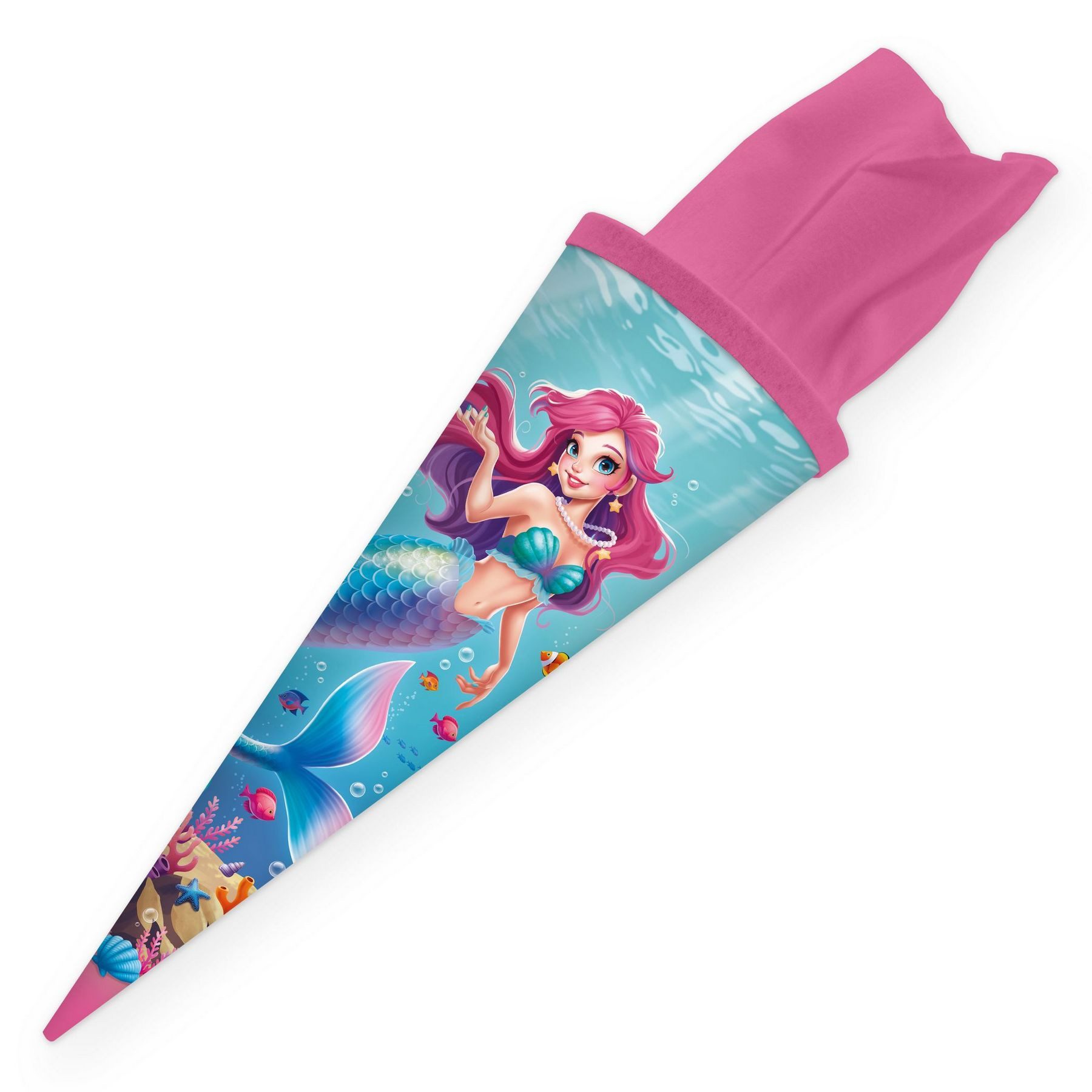 itenga Schultüte itenga Geschwister Schultüte 35cm Motiv Meerjungfrau - AQUA DREAMS