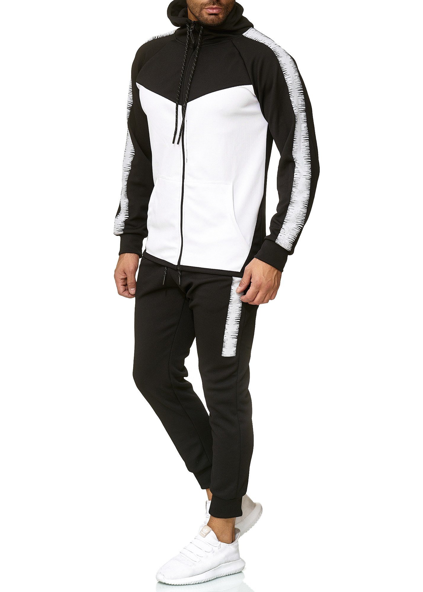 OneRedox Herren Jogginganzug Sportanzug Trainingsanzug Sweatshirt Hose Jogging Anzug Modell 1053