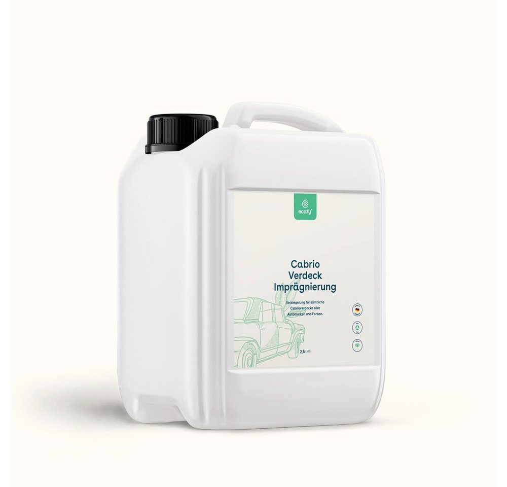 eco:fy Cabrio-Verdeck-Imprägnierung Imprägnierspray (1 St), Nachhaltiger Abperleffekt