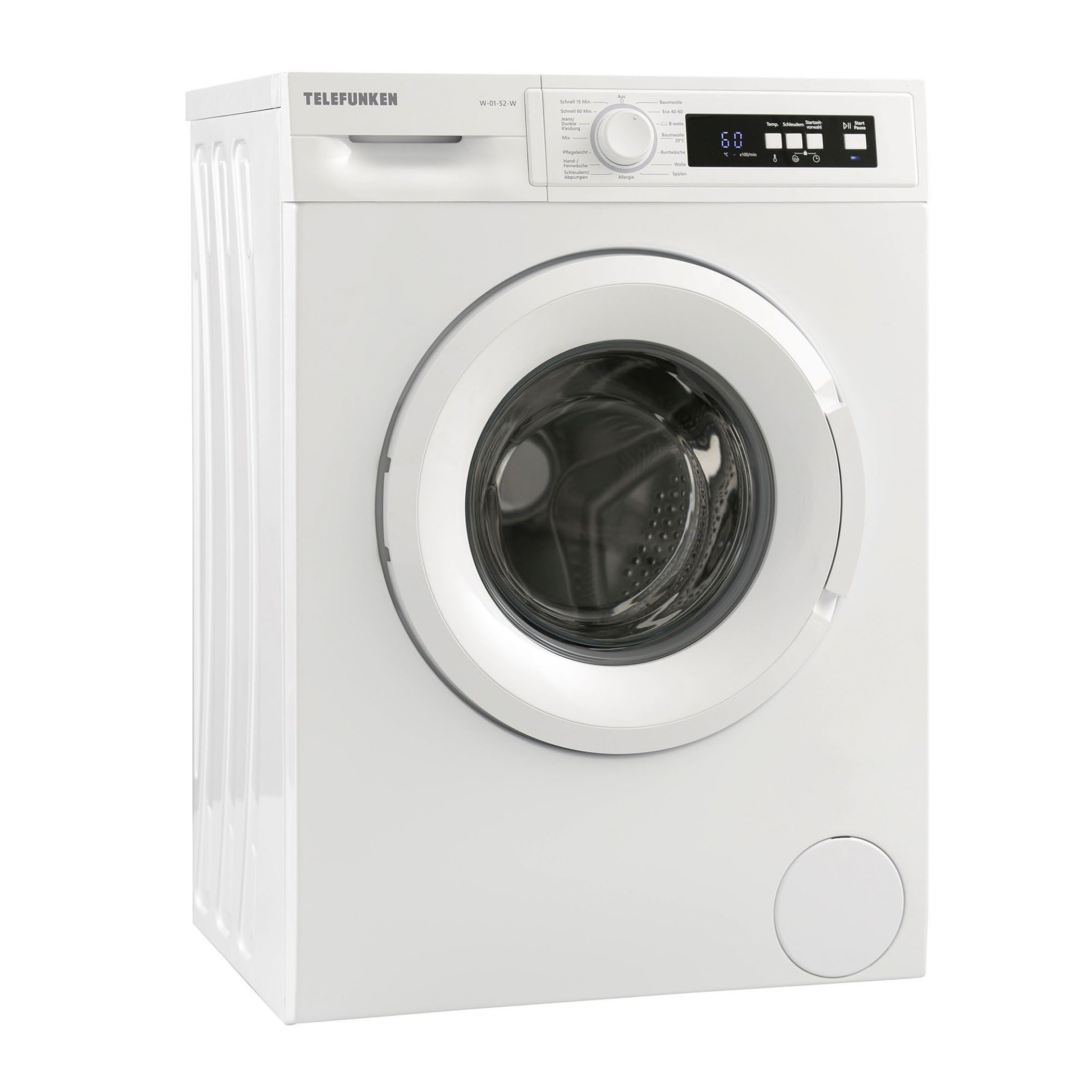 Telefunken W-01-52-W Waschmaschine 5kg 1000 U/Min, weiß