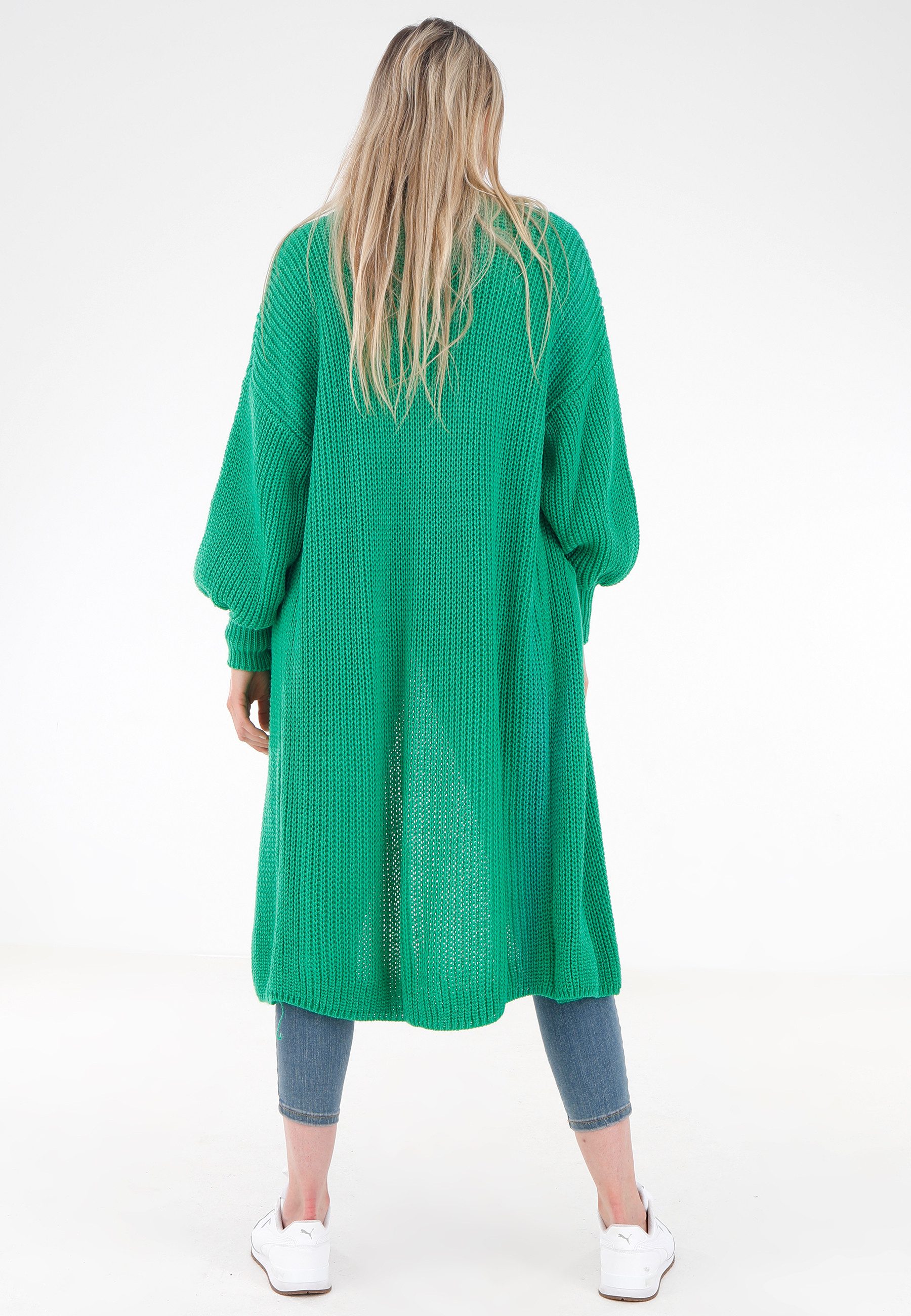 YC Fashion & Style Longstrickjacke Basic günstig online kaufen