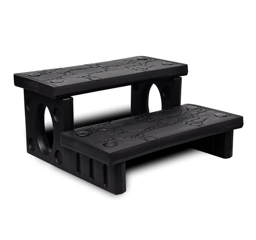 Thumbnail - vidaXL Pooltreppe, Whirlpooltreppe Schwarz