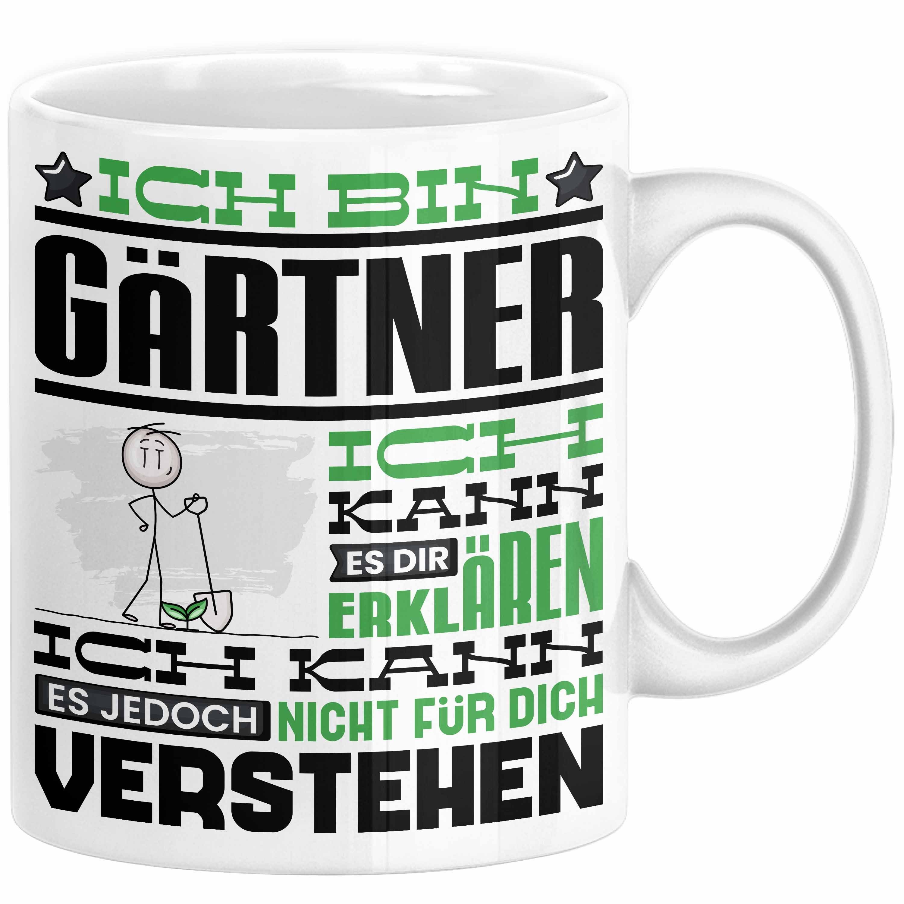 Trendation Tasse Gärtner Geschenk Tasse Geschenkidee für Gärtner