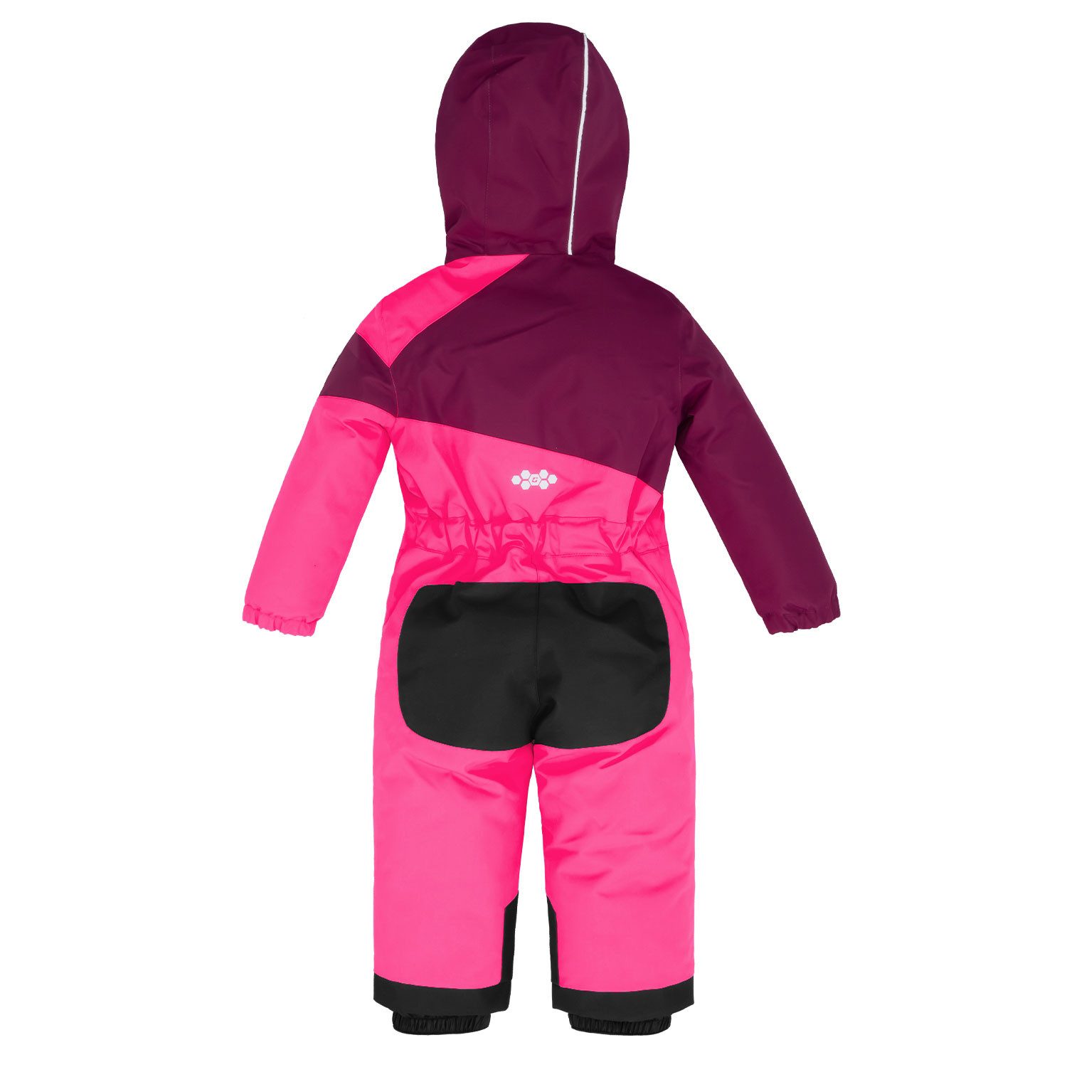 Killtec Schneeoverall Schneeanzug Kinder Skianzug neon pink/ orchidee Innenfutter aus Fleece – Bild 5 von 5