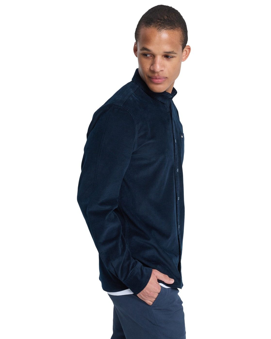 Quiksilver Langarmhemd Smoke Trail Cord günstig online kaufen