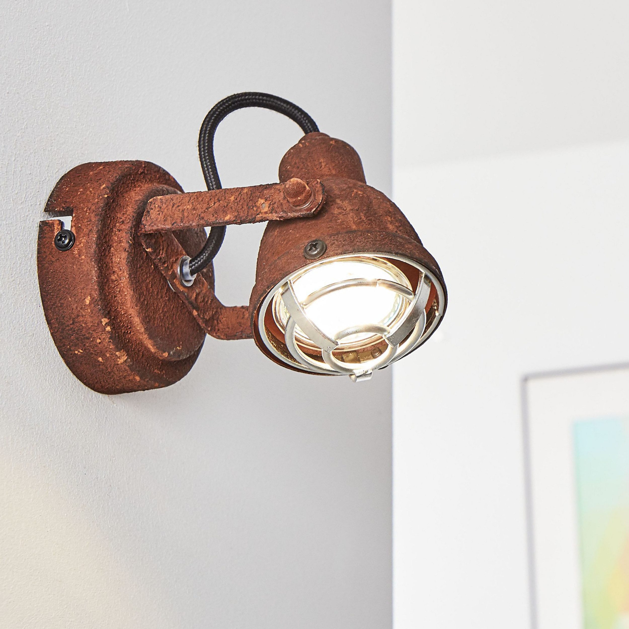 Lightbox Deckenstrahler, ohne Leuchtmittel, Industrial Wandstrahler günstig online kaufen