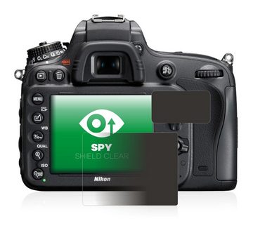 upscreen Blickschutzfolie für Nikon D610, Displayschutzfolie, Blaulichtfilter Privacy Folie Schutzfolie Sichtschutz klar Anti-Spy