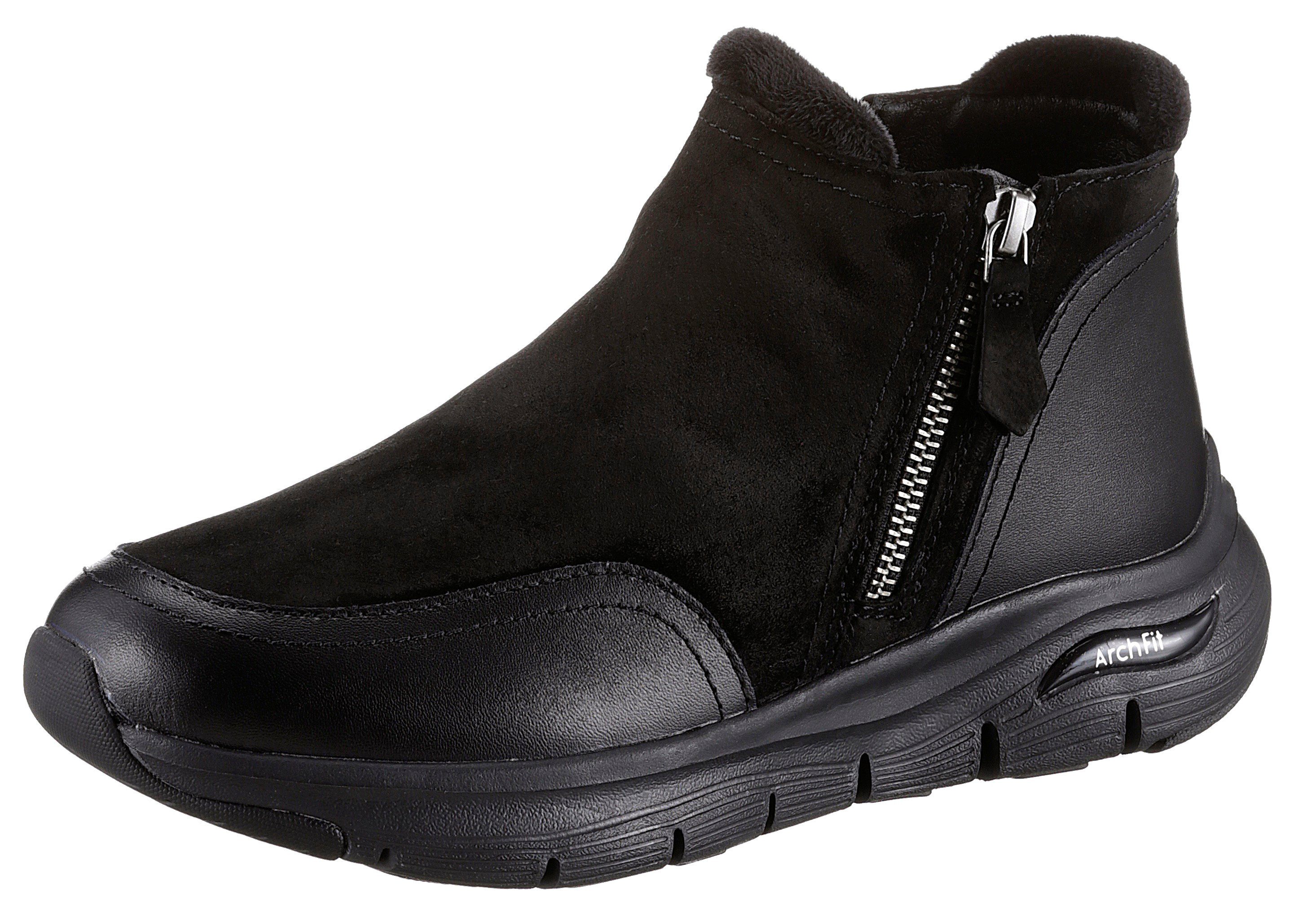 Skechers ARCH FIT SMOOTH - Winterboots mit ArchFit-Innensohle, Textile  Innenausstattung mit schnelltrocknender BioDri-Ausstattung