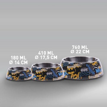 Batman Futternapf Batman Futternapf für Hunde 760 ml Melamine Metall Bunt