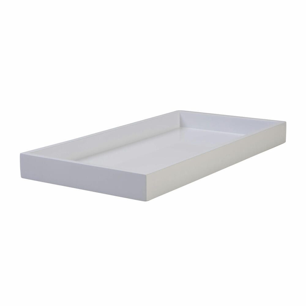 Giftcompany Tablett Spa S Weiß 40 x 21 cm, MDF