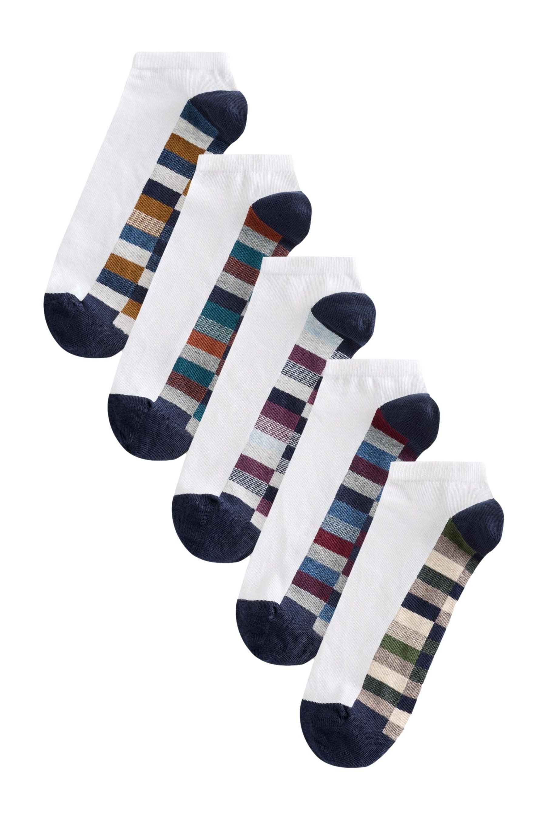 Basicsocken 5er-Pack Sneakersocken mit Muster