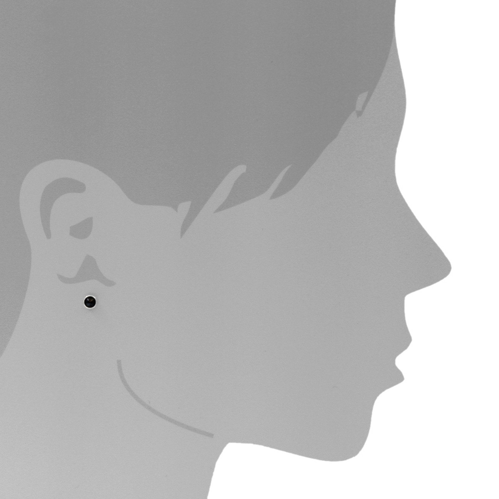 OSTSEE-SCHMUCK Paar Ohrstecker Ostsee-Schmuck Ohrstecker Classic 4 mm Ohrst günstig online kaufen