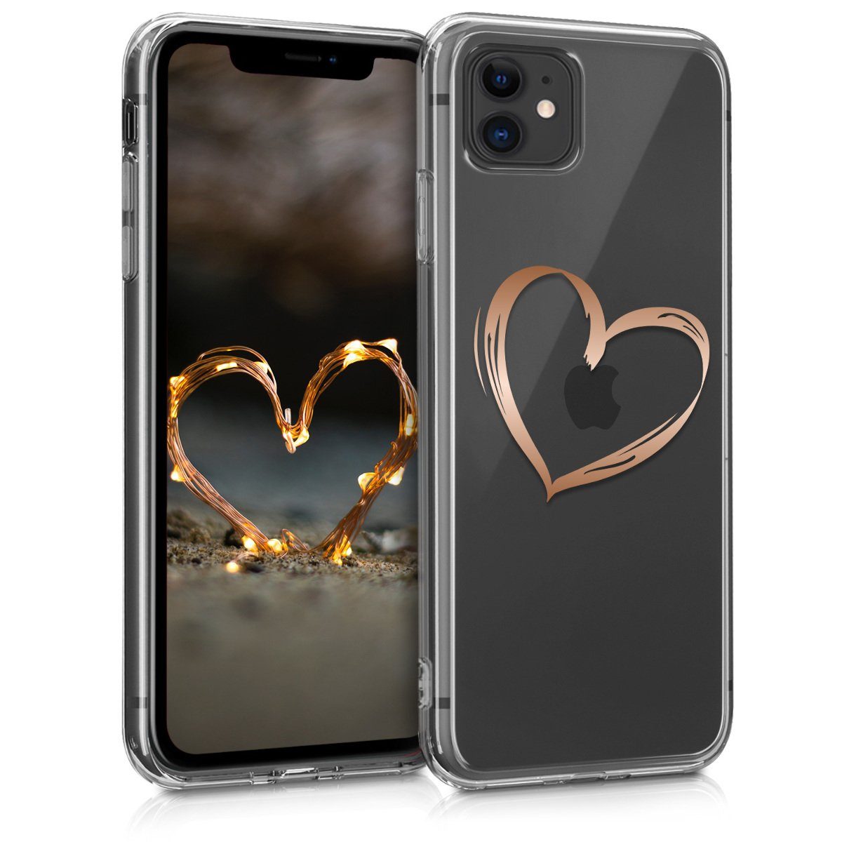 kwmobile Handyhülle Hülle für Apple iPhone 11, Handyhülle Silikon Case - Schutzhülle Handycase