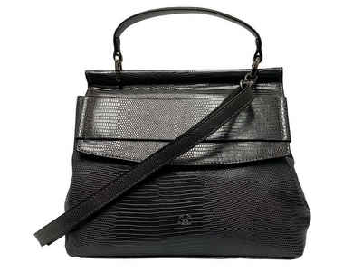 GERRY WEBER Baguette Tasche Gerry Weber Handbag COLOR FULL LEAVES SHF 27x22x14 802- darkgrey