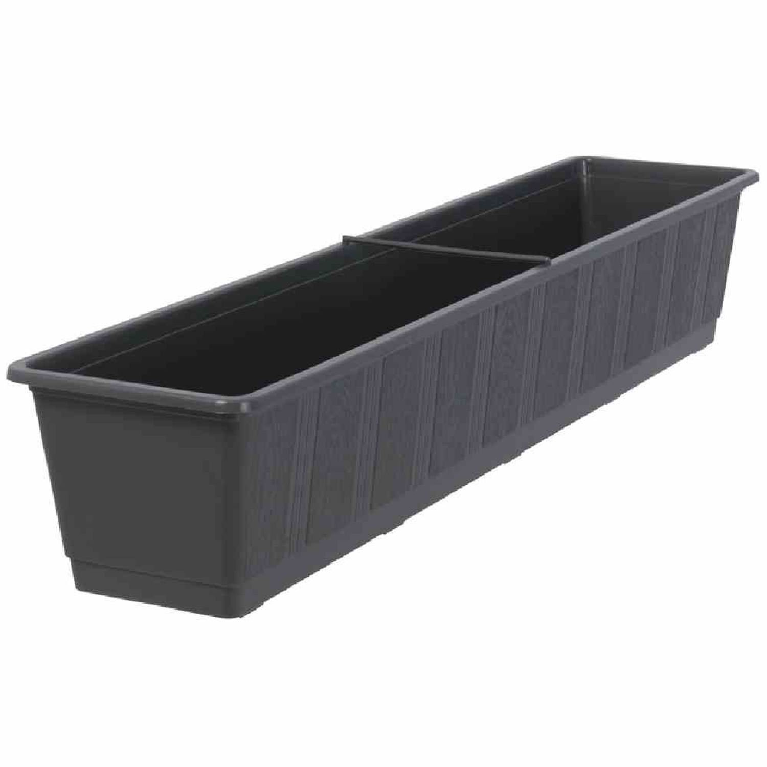 Geli Pflanzkübel Geli Blumenkasten, Standart 80 cm, anthrazit, 80 x 17.5 x 14.5 cm