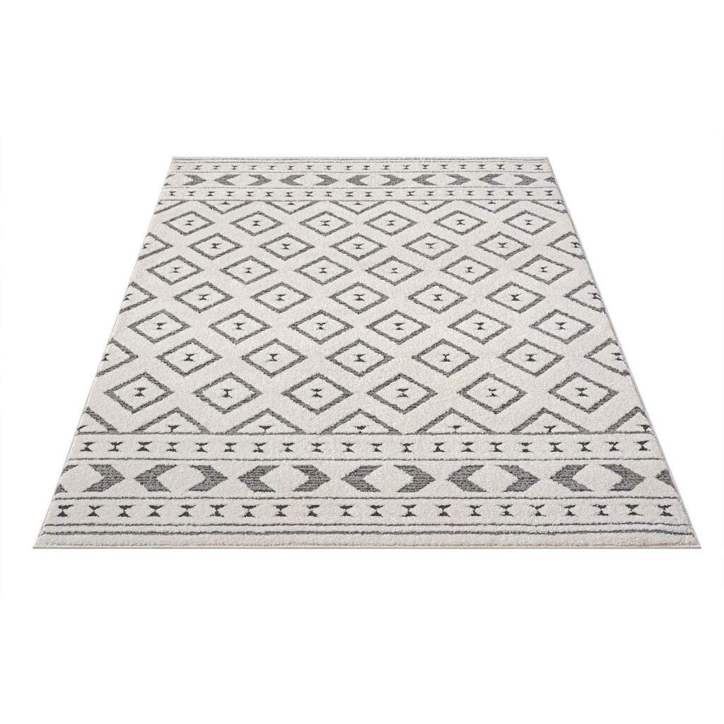 Carpet City Teppich "LOUNGE 9999" rechteckig 15 mm Höhe Kurzflor-Teppich Mo günstig online kaufen