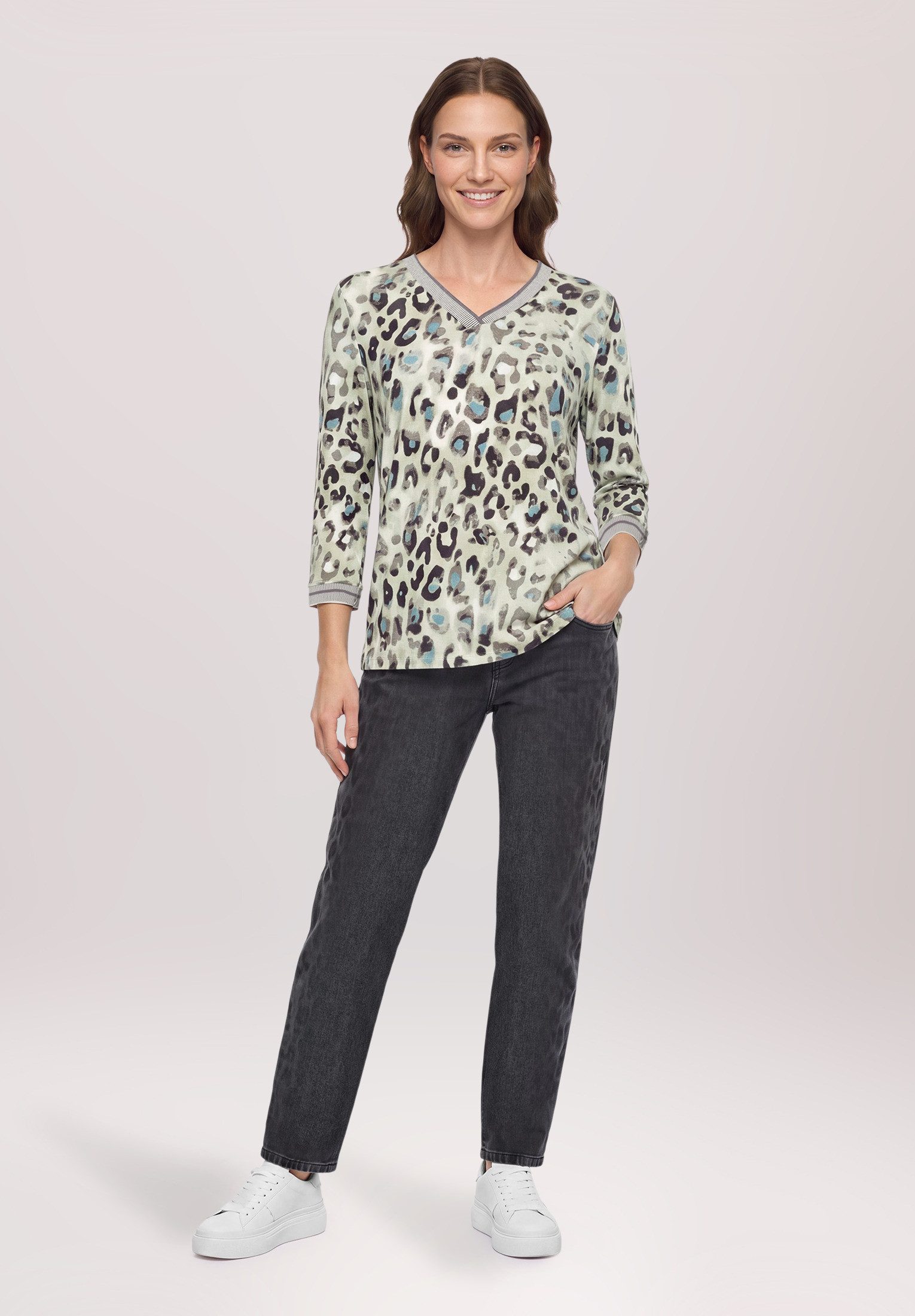 Betty Barclay 3/4-Arm-Shirt Damen mit Print (1-tlg)