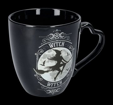 Figuren Shop GmbH Tasse Alchemy Partner Tassen - Hexe und Hexenmeister - Fantasy-Tasse, Porzellan