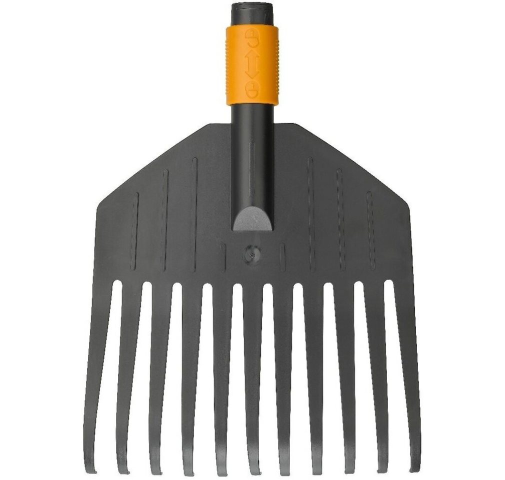Thumbnail - Fiskars Rechen QuikFit Laubbesen (schwarz/orange, 22cm)