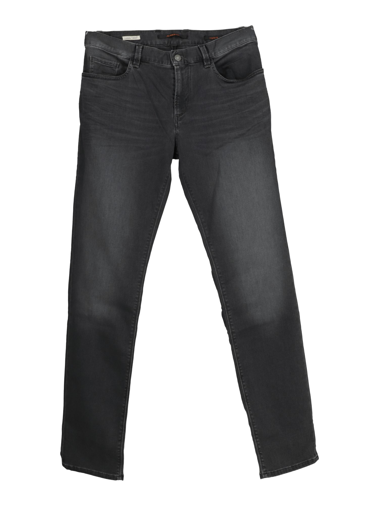 Alberto 5-Pocket-Jeans schwarz,Casual,Baumwolle,Unifarben,Regular Fit,Mittel