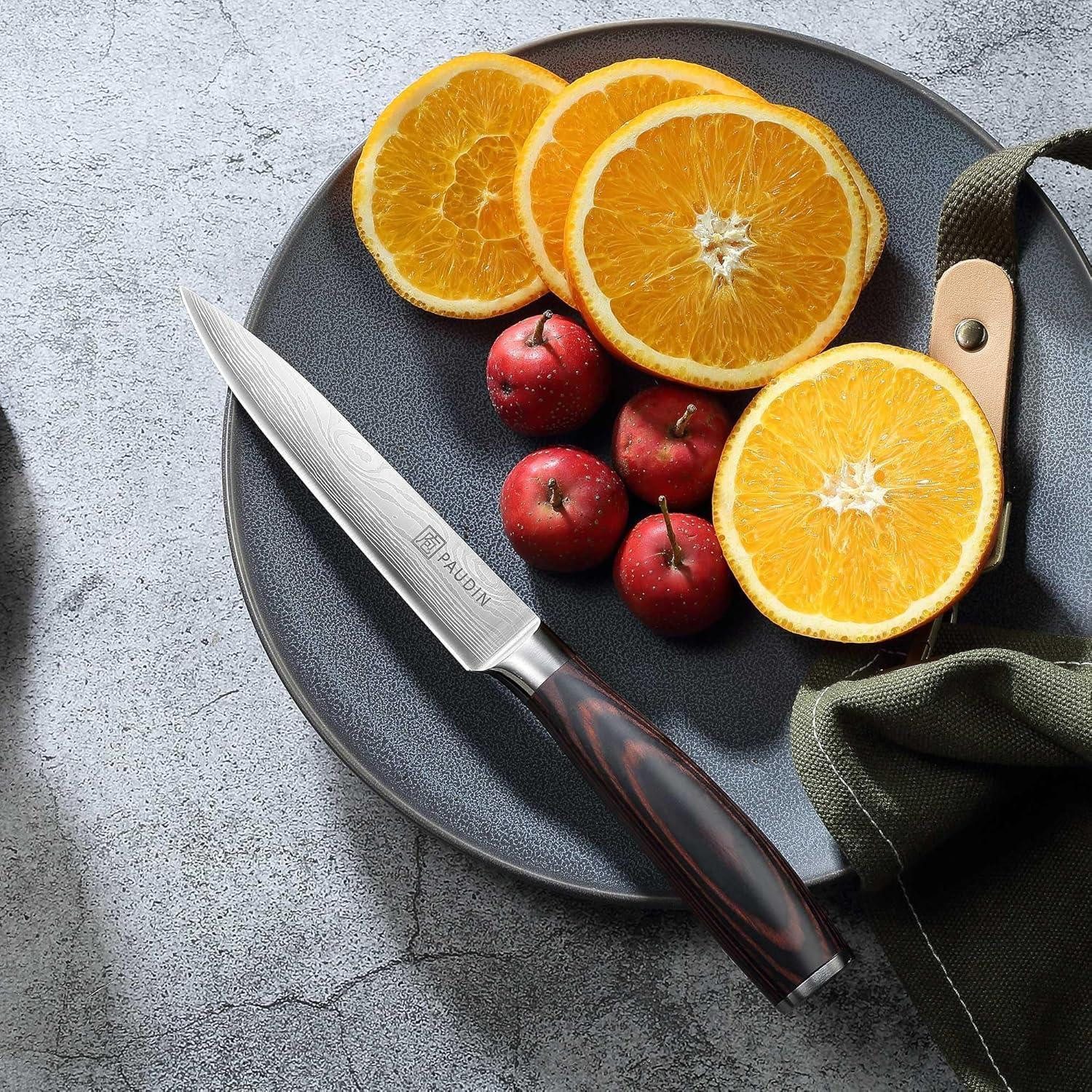 LuxusKollektion Allzweckmesser Kochmesser Allzweckmesser 13 cm Profi Küchenmesser Edelstahl