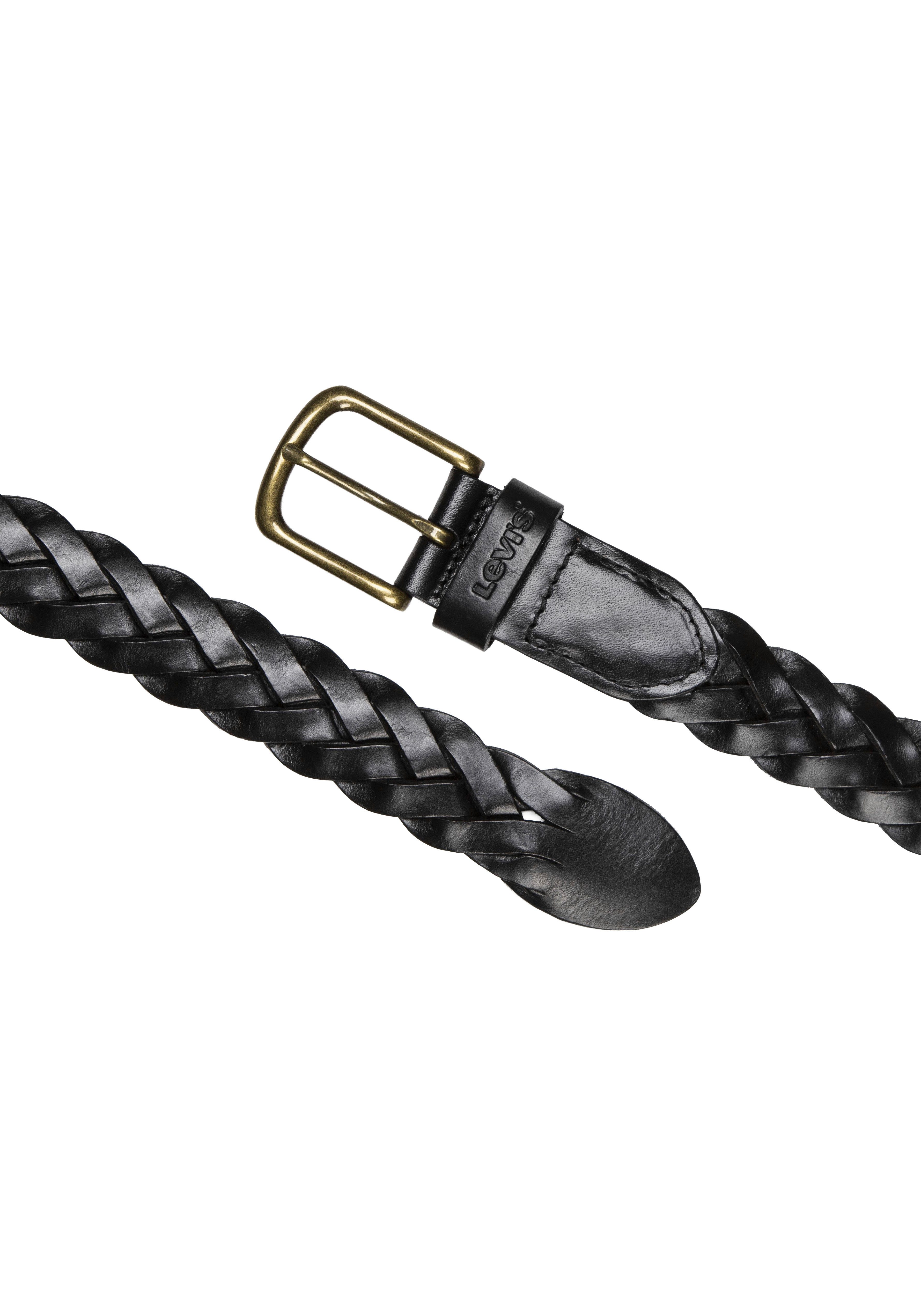Levi's® Ledergürtel LEATHER BRAID Unisex