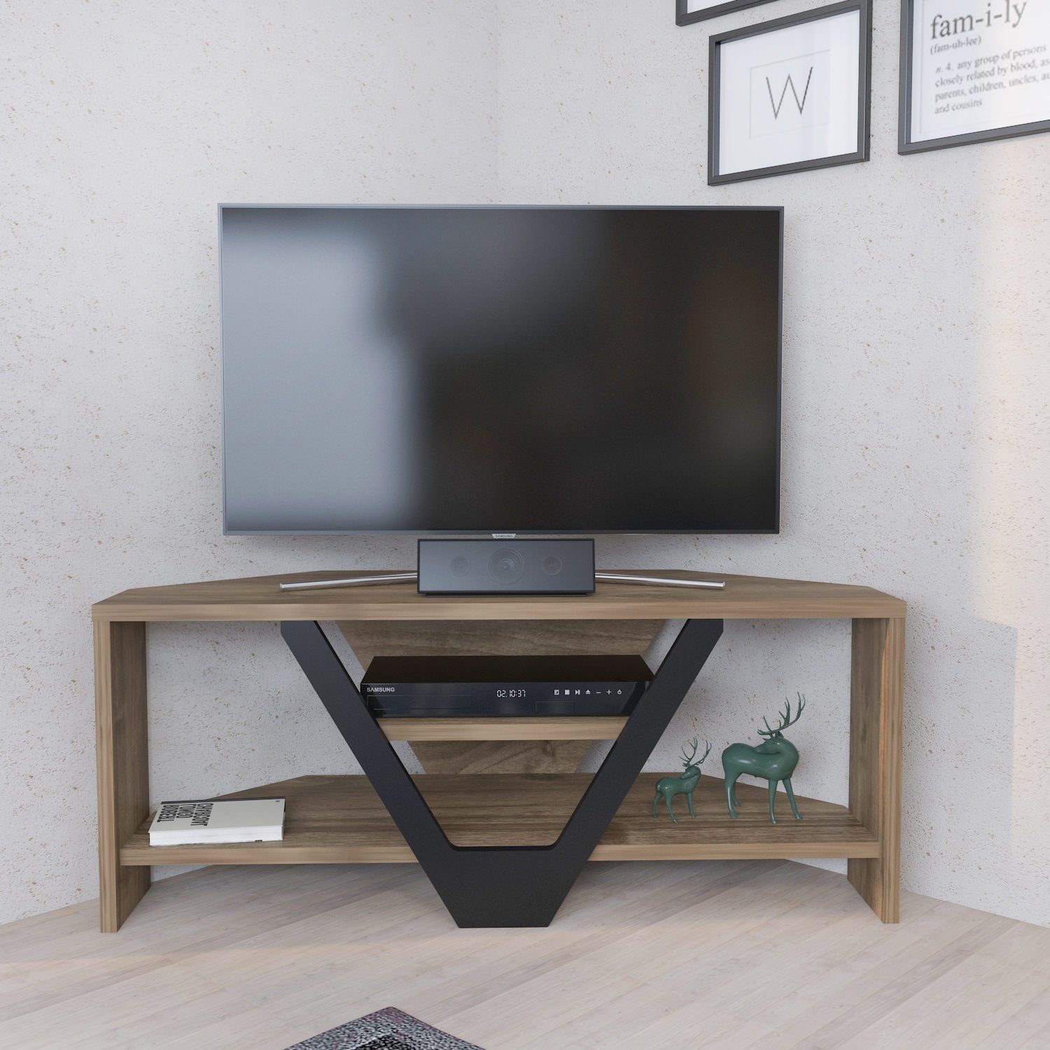 Skye Decor TV-Schrank Schränke, 36,8x90x35 cm, 100% Melaminbeschichtete Partikelplatte
