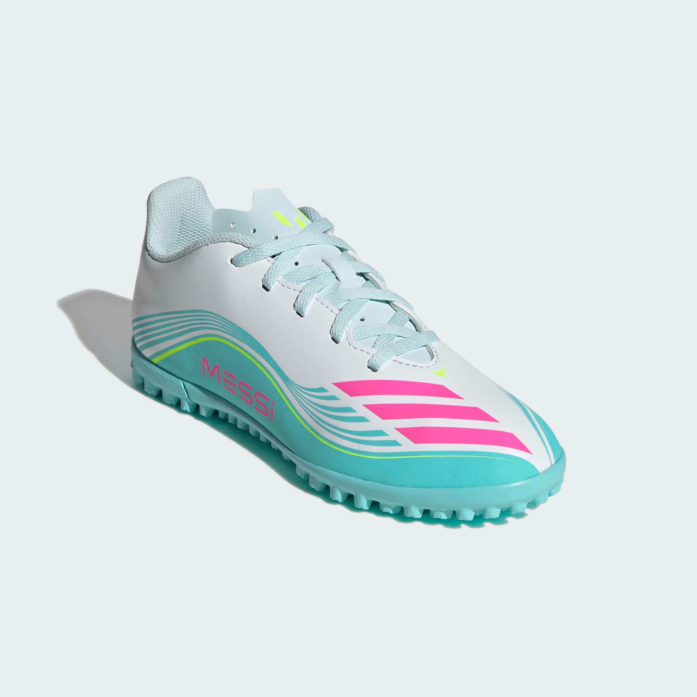 adidas Performance F50 MESSI CLUB TURF KIDS Fußballschuh für Kunstrasen, Hart- und Aschenplätze, für Kinder & Jugendliche