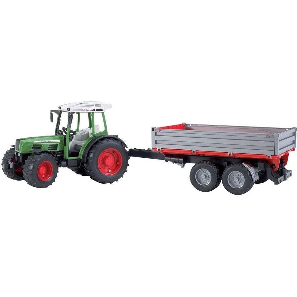 Bruder® Spielzeug-Traktor 02104 - Fendt 209S mit Bordwandanhänger, Maßstab 1:16, für Kinder ab 3 Jahren