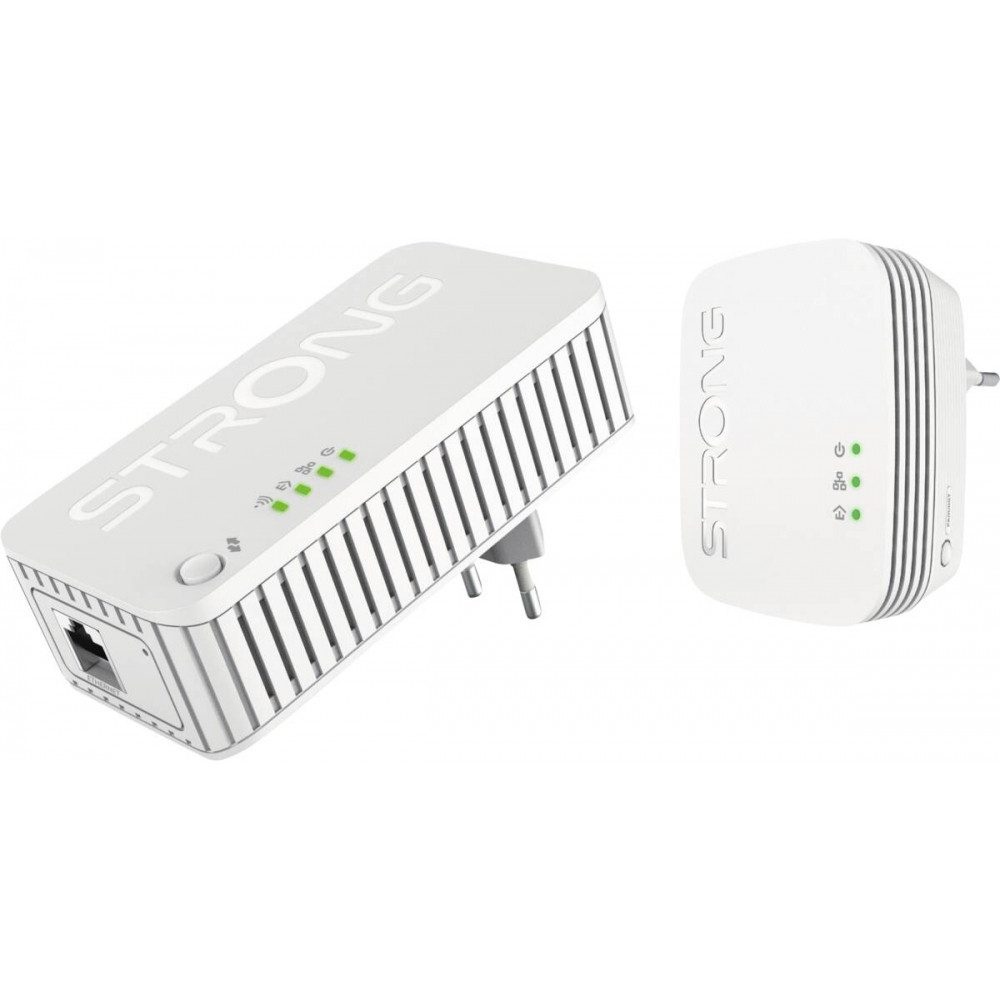 Powerline Wi-Fi 1000 Mini 2er-Pack Multimedia Adapter Elektro-Kabel