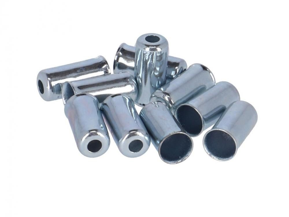 Fix Nippel Felgenbremse Fix-Nippel Endhuelse Spirale A Btl. 10 Stück, Innen Ø 4,9 mm für 2,0 m