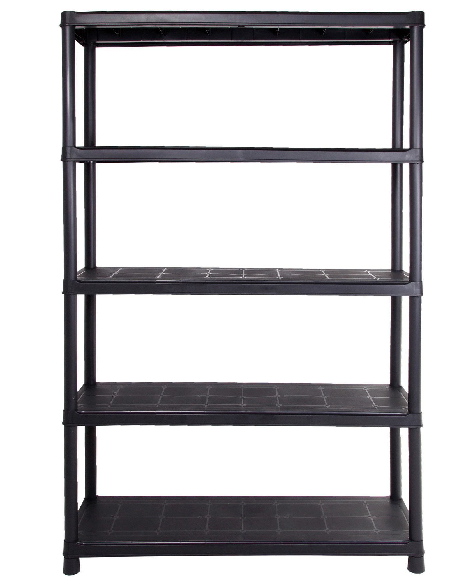 ONDIS24 Schwerlastregal Steckregal Kunststoffregal 120 cm bis 60 kg pro Boden belastbar, 120 x 40 x 180 (H) cm