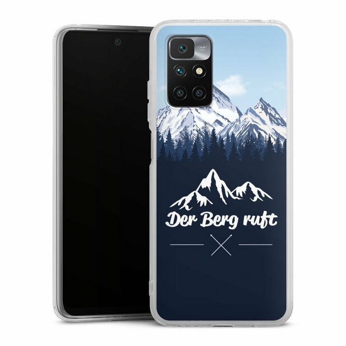 DeinDesign Handyhülle Wanderlust Berg Himmel Winterparadies Xiaomi Redmi 10 Silikon Hülle Bumper Case Handy Schutzhülle
