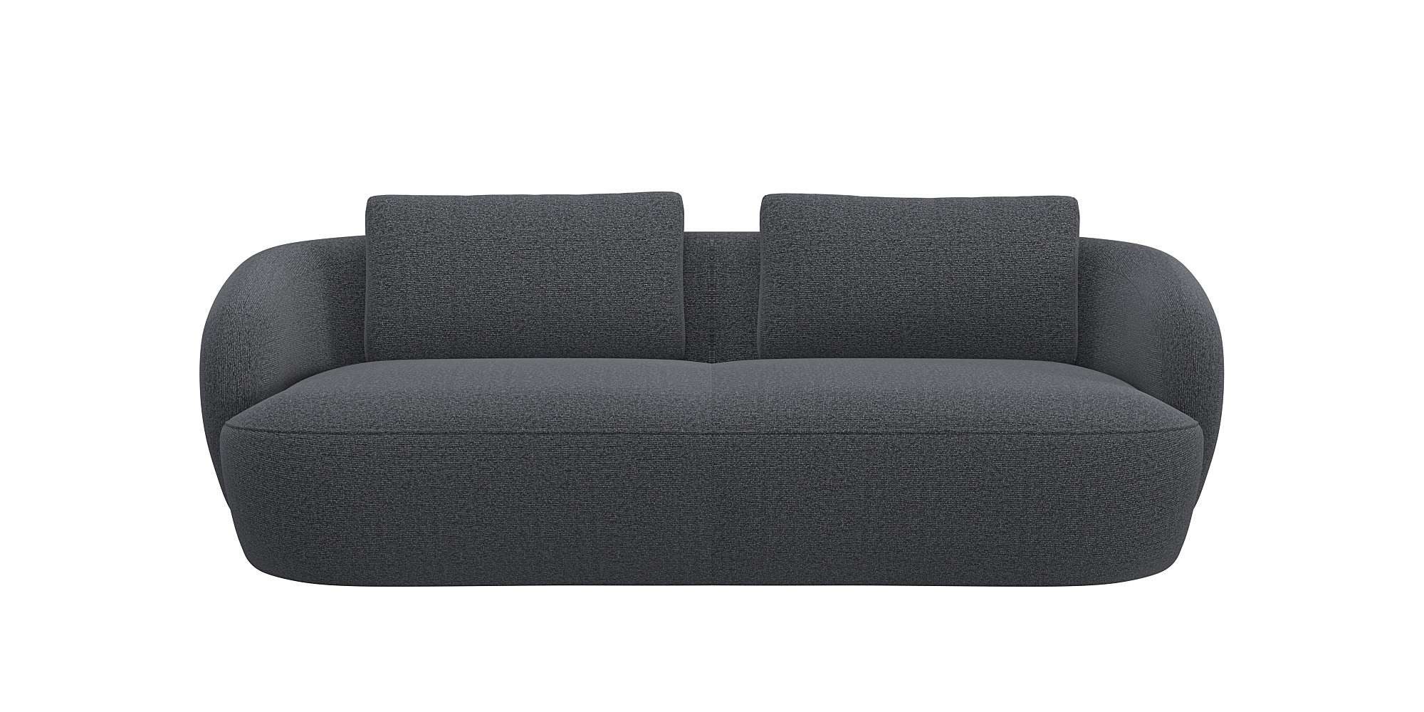 FLEXLUX 3-Sitzer Torino, rund und bequem, Couch, Dreisitzer, OTTOs Choice, Modernes, organisches Sofa-Design, Kaltschaum, Wellenunterfederung